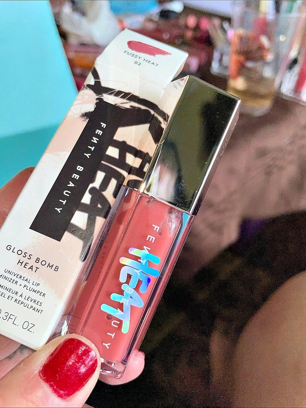 Fenty Beauty Gloss Bomb Heat Universal Lip Luminizer + Plumper FUSSY HEAT